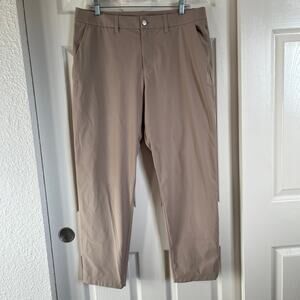 Lululemon Men's Size 34 ABC Classic-Fit 5-Pocket Pant Khaki Warpstreme Fabric